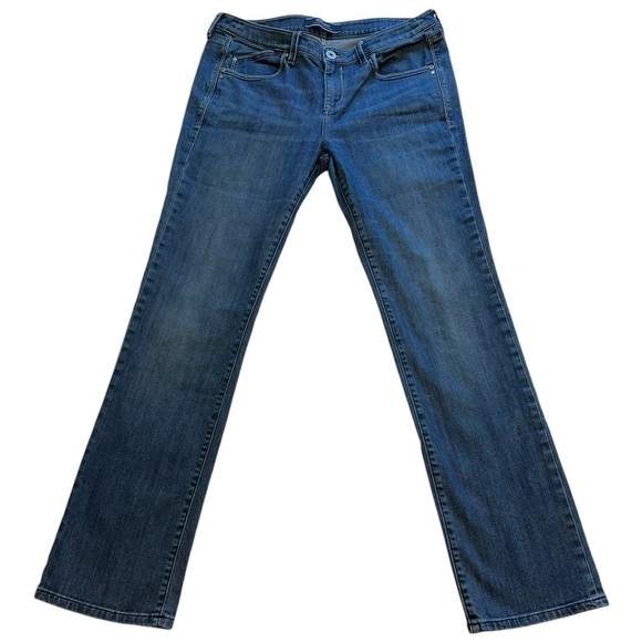 Tommy Bahama Denim - Tommy Bahama Island Straight Leg Dark Wash Medium Rise Denim Jeans - Size 14